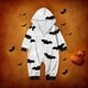 thumbnail image 1 of Family Halloween Pjs Matching Sets Halloween Print Long Sleeve Zippered One Piece Pajama Hooded Jumpsuit Winter Halloween Pjs Family Set, 1 of 4