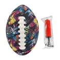 thumbnail image 1 of Pelota de rugby para niños, resistente al desgaste, con inflador, pelota de fútbol americano, pelota de fútbol acuático para lago, pelota de recuerdo, 1 of 9
