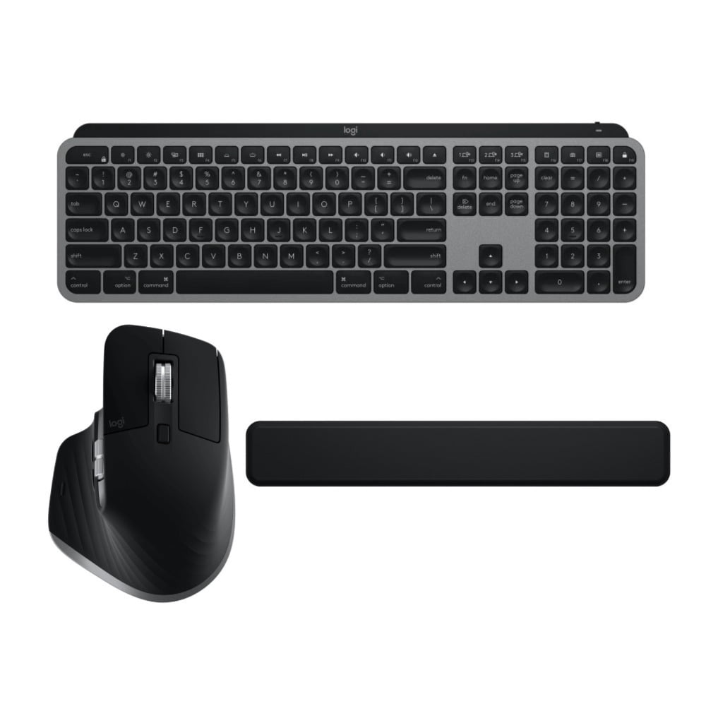 Logitech Mx Keys Advanced Illuminated Wireless Keyboard And Master 3