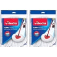 thumbnail image 1 of Vileda Mop Head, Microfiber, Microfiber, White, Twin Pack, 1 of 4