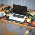 thumbnail image 3 of Long Mouse Pads for Desk,Pioneer Flower Floral Print Pattern Desk Mats on Top Of Desks, Desk Mouse Pad Extra Large with 3mm Non-Slip Base and Stitched Edge for Gaming,Office,Work,Home 35.4"x15.7", 3 of 6