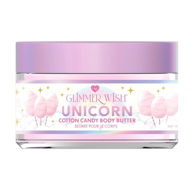 Glimmer Wish Mantequilla corporal batida para mujeres con piel seca - Crema hidratante de karité y coco Crema corporal nutritiva para mujeres Loción hidratante para una piel suave y suave (algodón de