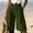 Army Green, variant on Women's Bermuda Shorts Summer Dressy Business Casual Formal Wedding Guest Suit Pants Office Work High Waist Knee LengthBaggy Wide Leg Shorts