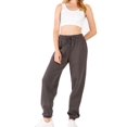 thumbnail image 2 of FashionMille Women's Oversize Fleece Lounge Sweat Jogger Pants, 2 of 2