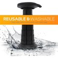 thumbnail image 5 of Tabouret Pliable Portable Rétractable Réglable, Tabouret Télescopique Compact pour Adultes Usage Intensif avec Capacité de Charge 770 lbs, Chaise Camping Voyage Chasse (Noir) (HX20210818), 5 of 5