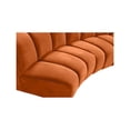 thumbnail image 4 of Meridian Furniture Infinity Cognac Velvet 9pc. Modular Sectional, 4 of 11