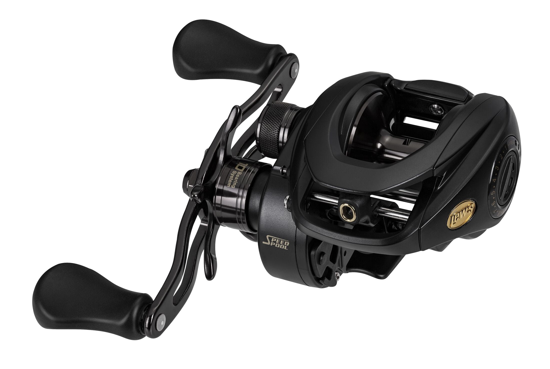Lew's BB1 Pro Baitcast Fishing Reel, 6.2:1 Gear Ratio, Right-Hand