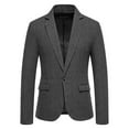 thumbnail image 5 of sususu Men's Black Blazer,Suits for Men Blue,Contemporary Tailored Casual for Modern Style and Everyday Comfort, 5 of 7