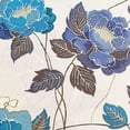 thumbnail image 6 of WYYP Blue Flowers Round Tablecloth Waterproof Resistant Fabric 100% Polyester Fiber Table Cloth White, 6 of 8