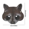 thumbnail image 4 of Xihbxyly Máscara de Media Cara de Halloween, Diseño Realista de Lentejuelas, Ajuste Cómodo, Disfraz de Carnaval Único, Perfecta para Mascaradas, Fiestas, Desfiles de Moda, Tamaño 22 X 24 Cm., 4 of 6