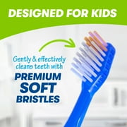 Firefly Light Up Timer Kids Toothbrush, Premium Soft Bristles, Blue and Green, 2 Count