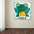 thumbnail image 6 of Trademark Fine Art 'Ribbit the Frog' Canvas Art by Design Turnpike, White Matte, Black Frame, 6 of 8
