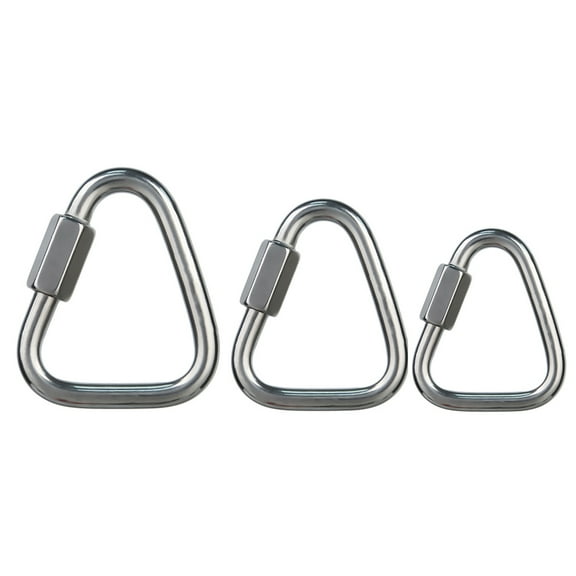 Climbing Buckle Triangle Carabiner Fast Hook Safety Connection Lock Meilong Lock