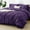Purple, variant on Queen Comforter Set Purple, 7 Pieces Pintuck Bed in A Bag, Premium Purple Comforter Queen Size, Pinch Pleat Bedding Sets with Comforter, Sheets, Pillowcases & Shams