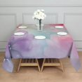 thumbnail image 3 of Soft Floral Watercolor Pattern Square Tablecloth,Waterproof Square Table Cover,Wipeable Spillproof Washable Table Cover for Home Kitchen Party Decor 52"x52"(132x132cm), 3 of 6