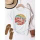 thumbnail image 1 of Women's HERE COMES THE SUN Graphic Print T-Shirt - Short Sleeve Crew Neck Casual Top with Vibrant Sunrise Design, Machine Washable All-Season Comfort Fit Tee for Spring & Summer, Ladies T Shirts,, 1 of 6