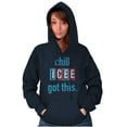 thumbnail image 3 of Official Icee Logo Chill I Got This Unisex Plus Size Hoodie Brisco Brands 2X, 3 of 4