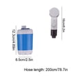 thumbnail image 4 of Portable Outdoor Shower with Dual Speed Water Pump, IPX7 Waterproof, 78.7 Inch Hose, USB Rechargeable for Camping & Car Wash, 4 of 10