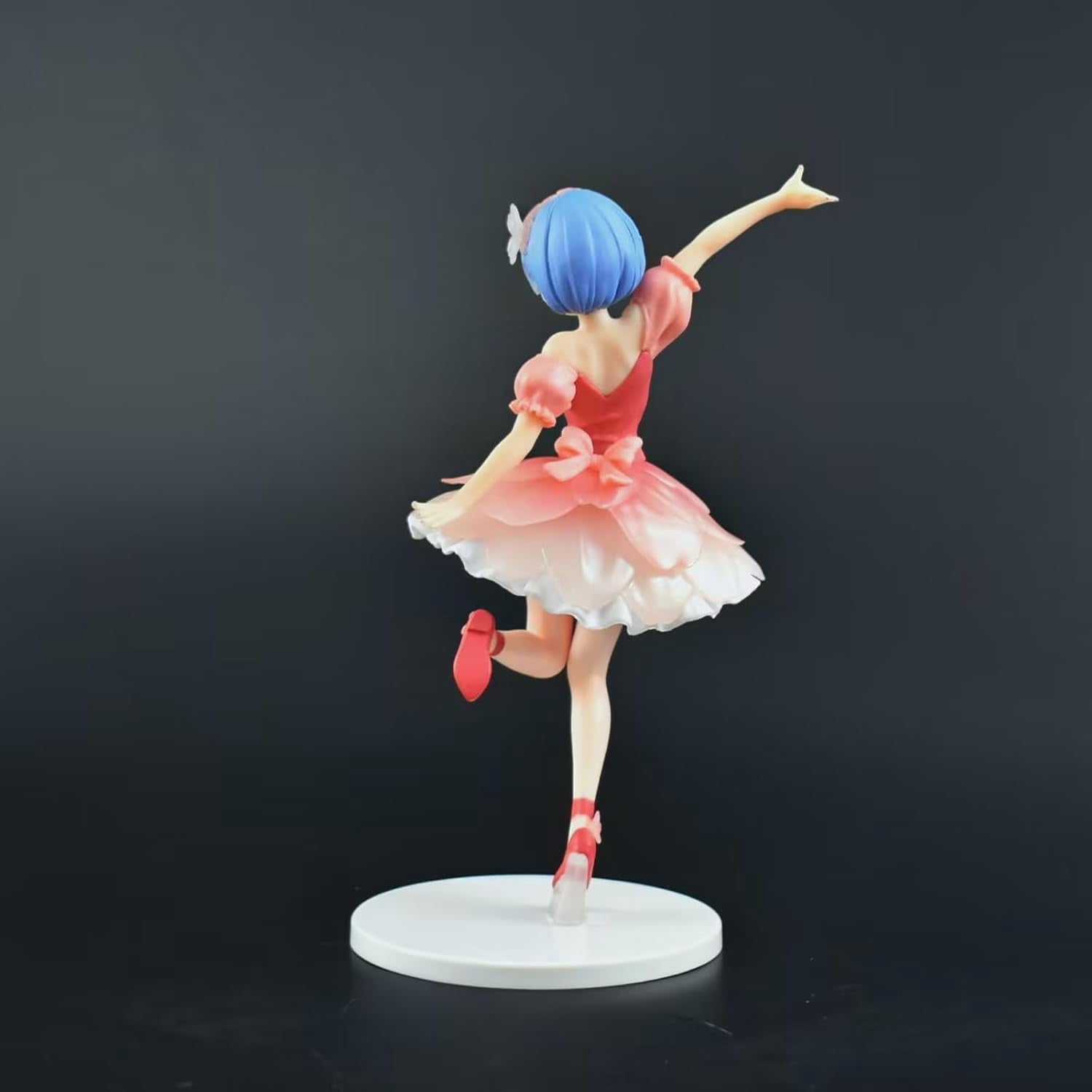 Newly Rem Figure Cherry Blossoms Dress Rem Action Figures 20cm/7.9inch Anime Character Collection Decor Statue Model Ornament Gifts