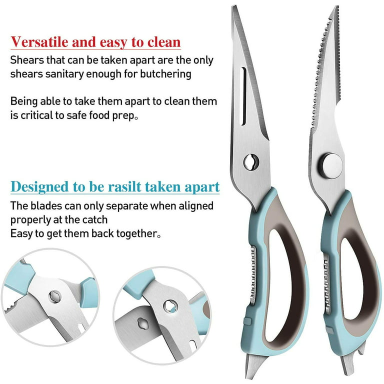 Tansung Kitchen Shears Heavy Duty Kitchen Scissors With Holder Dishwasher  Safe Scissors All Purpose Come Apart Blade Made With Stainless Steel For  Meat Vegetables Bbq Herbs - Sports & Outdoors - Temu