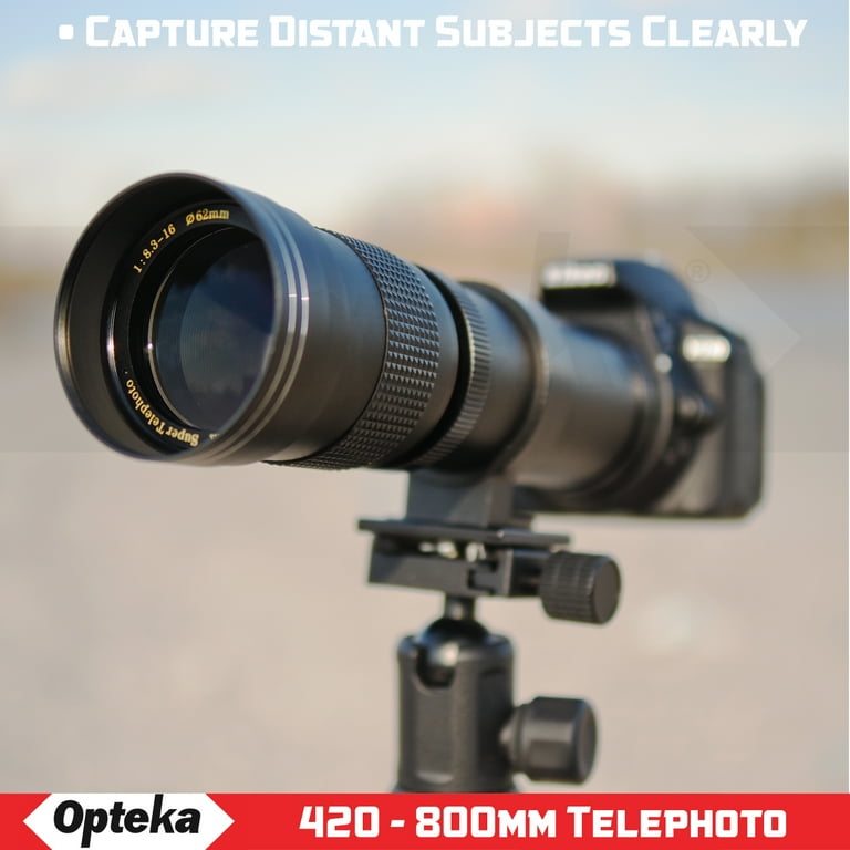 最終値下Opeteka 420-800mm Amazon.com : Opteka 420-800mm f/8.3 HD Telephoto Zoom Lens