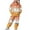 1Orange107, variant on XAOFW Girls Outfits Fashion Cartoon Print Hooded Long Sleeve Top Pants Big Kids Youth Two Piece Fit Trendy Casual Holiday Vacation Clothing Sets