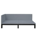 thumbnail image 4 of Royard Oaktree Twin Size Upholstered Daybed, L-Shaped Linen Corner Sofa Bed Frame for Living Room, 4 of 7