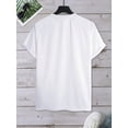 thumbnail image 5 of Camisetas Manfinity Hypemode para hombre, cuello redondo, manga corta, estampadas, animales, informales, divertidas, para verano y deportes., 5 of 5