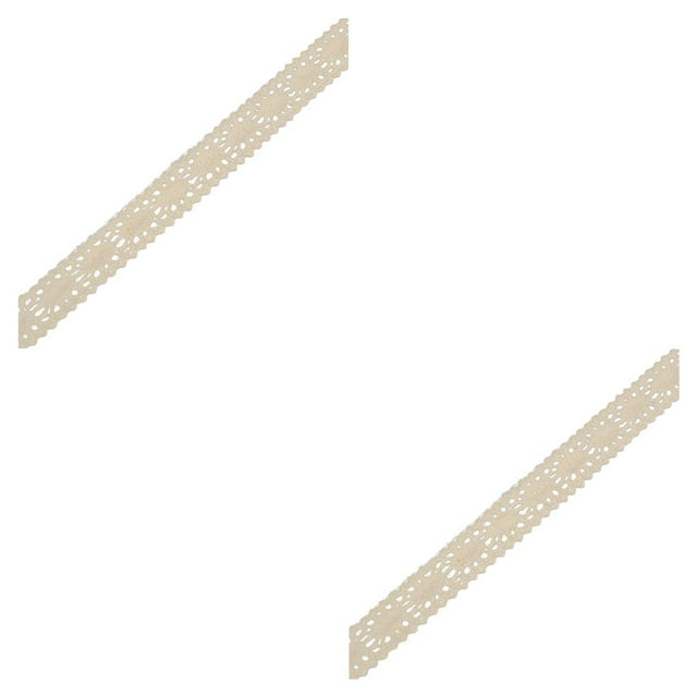 kurtrusly 1 Roll Lace Craft Ribbon Useful Sewing Accessory Good-looking Lace Trim Type7 2Set