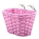 thumbnail image 5 of Cesta de bicicleta para niños desmontable con 2 correas, cesta tejida a mano, accesorios para bicicletas Rosa, 5 of 9