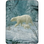 Hautman Brothers 60" x 80" Royal Plush Raschel Throw