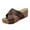 Coffee, variant on Clearence Women’s Plus-Size Fishmouth Sandals Summer Beach Slides with Thick Platform Wedge Sole Orthopedic Arch Support Non-Slip Comfort Shoes