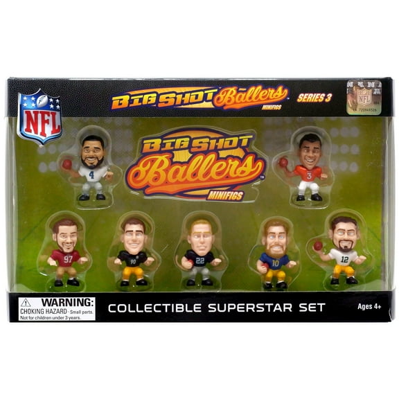 Big Shot Ballers Minis NFL Series 3 Collectible Superstar Set