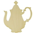 thumbnail image 1 of Package of 1, Large 10. 25" X 12" X 1/8" Baltic Birch Plywood Tea Pot Wood Cutout For Art & Craft Project, Made in USA, 1 of 1