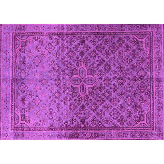 Ahgly Company Indoor Rectangle Persian Pink Traditional Area Rugs, 2' x 4'