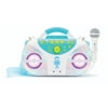 Singing Machine Kids Superstar Singalong Karaoke Player with A Strap for Carrying, SMK198, White
