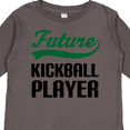 thumbnail image 4 of Inktastic Future Kickball Player Boys or Girls Long Sleeve Toddler T-Shirt, 4 of 5