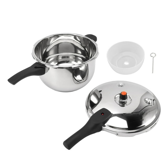 <p>Pressure Cooking Pot, Multifunctional Anti Blocking Cover Explosion Proof Stove Pressure Cooker Stainless Steel With Valve For Restaurant</p>
