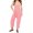 Pink, variant on Kids Sleeveless Solid Color Casual Jumpsuit Spaghetti Strap Girls Romper