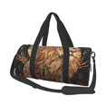 thumbnail image 1 of Balery Majestic Cosmic Lion Bolsa de Gimnasio para Mujeres y Hombres, Bolsa de Viaje Impermeable, Bolsa de Fin de Semana con Compartimento para Zapatos y Bolsillo Húmedo, 1 of 6