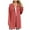 Red, variant on Kaemgyyd Womens Button down Shirts Textured Long Sleeve Jackets Shacket Collared Casual Coats with Pockets
