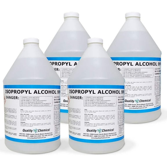 Isopropyl Alcohol Grade 99 Anhydrous  (IPA) - 4 gallon case
