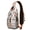 Citrus-9, variant on Ocean Turtle and Coral Reef Print Sling Bag, Lightweight Crossbody Backpack with Tropical Nautical Design, Adjustable Strap, Multiple Compartments for Travel and Gym