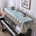 thumbnail image 1 of Toalla de piano de encaje europeo, cubierta bordada, cubierta de medio piano, cubierta de piano a prueba de polvo JAMW Sencillez, 1 of 5