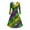 E-Multicolor, variant on Jinhomg Mardi Gras Dress for Women Party 2025 Funny Carnival Themed Masks Print Dresses Lightweight Casual V-Neck Midi Dress Holiday Party Wear Multicolor S