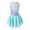 Light Blue-A, variant on ZDHoor Girls Sequins Floral Figure Ice Skating Dress Gymnastics Leotard Ballet Dance Costume Yellow-B 14