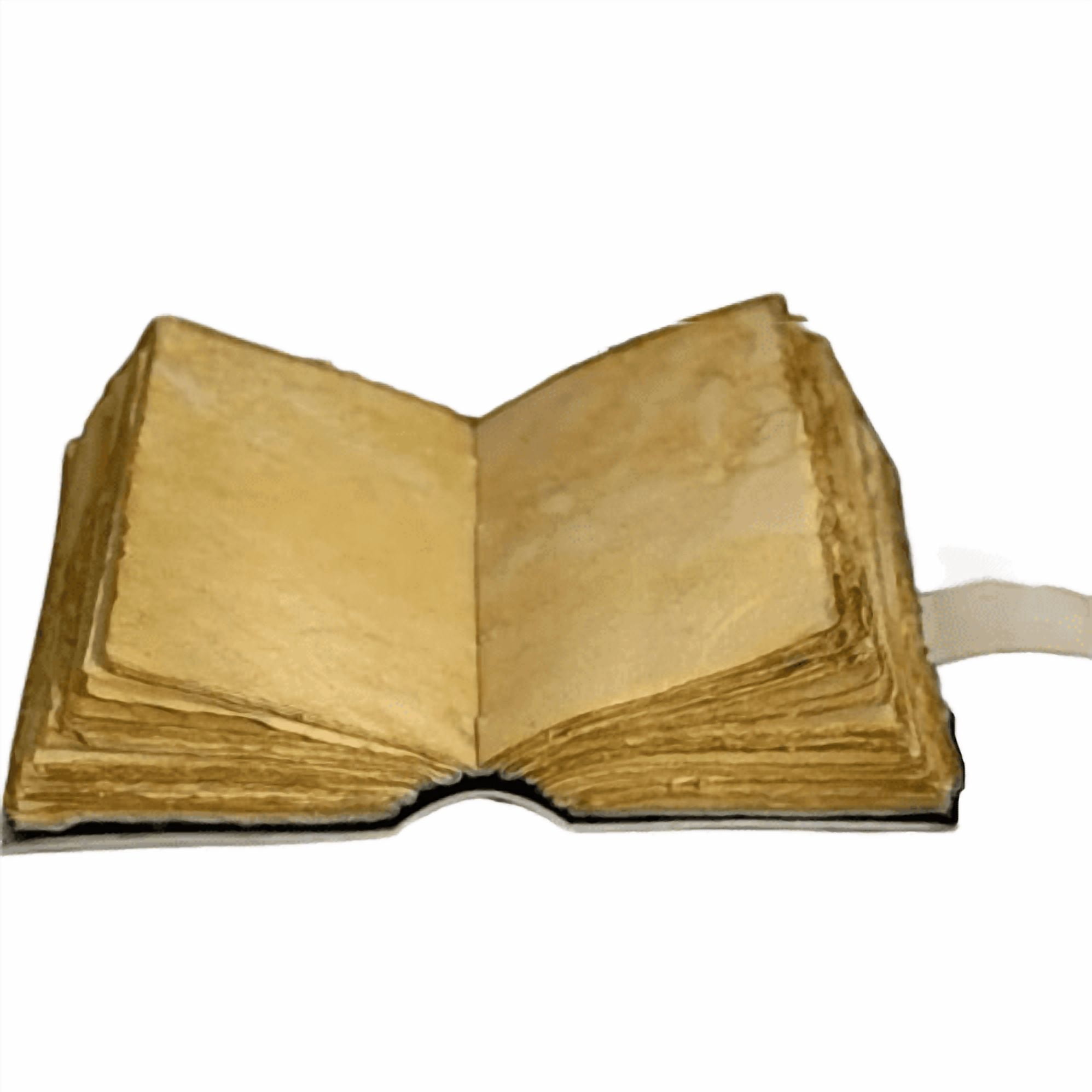 “Celestial Earth Goddess Leather Journal – Handmade Deckle Edge Notebook (5x7)”