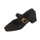 thumbnail image 1 of Tacones de Oro Cómodos de Tamaño Mayor Correa de Hebilla Zapatos de Tacón 3-5 cm Tacón Estilo Primavera / Verano Correas de Zapato de Moda Y Cómodas para Tacones, 1 of 9