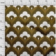 thumbnail image 2 of oneOone Cotton Poplin Dark Olive Green Fabric Block Quilting Supplies Print Sewing Fabric By The Yard 42 Inch Wide, 2 of 4