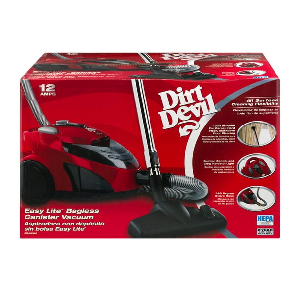 Dirt Devil Easy Lite Bagless Canister Vacuum, 1.0 CT, SD40010 Walmart